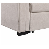 Canapé-lit convertible trois places en tissu éponge, design européen, écologique, durable et confortable pour appartement, centre commercial, hôtel