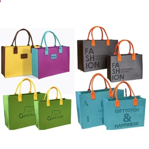 Sacs fourre-tout en feutre promotionnels <span class=keywords><strong>sac</strong></span> à main pour femmes <span class=keywords><strong>sac</strong></span> fourre-tout avec logo imprimé personnalisé pour la publicité - Product Image 2