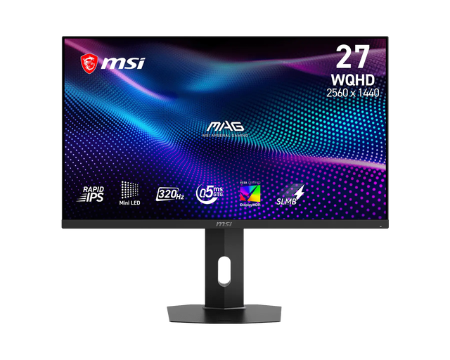 2026 New MAG 276QRM32 27inch Mini LED HDR 1000 Anti-Glare 2K 320Hz 0.5ms with Ergonomic Stand Gaming Monitor