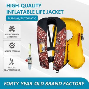 <span class=keywords><strong>Gilet</strong></span> <span class=keywords><strong>de</strong></span> <span class=keywords><strong>sauvetage</strong></span> gonflable 150N pour kayak, <span class=keywords><strong>gilet</strong></span> <span class=keywords><strong>de</strong></span> <span class=keywords><strong>sauvetage</strong></span> automatique/manuel pour adultes, pour la remise en sécurité aquatique - Product Image 1