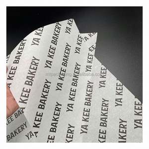 Papier ciré personnalisé anti-graisse simple face, sûr pour les aliments et de taille adaptable avec impression de logo pour l'emballage de biscuits et de lait - Product Image 5