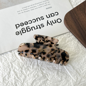 Pinza de Pelo de Acetato con Diseño de Leopardo de 8 cm, Estilo Coreano, de Alta Calidad, para Mujeres con Cabello Grueso, Accesorios para el Cabello - Product Image 3