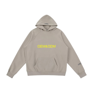 Sweat à capuche décontracté pour homme, logo personnalisé brodé, effet délavé, automne, polyester/coton, coupe classique, style streetwear - Product Image 3