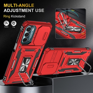 Funda de teléfono móvil con soporte de anillo de Metal a prueba de golpes híbrido de PC de TPU de lujo para Motorola <span class=keywords><strong>Moto</strong></span> G Stylus 2022 5G 4G G13 G53 - Product Image 4
