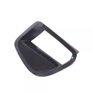 Pour <span class=keywords><strong>Toyota</strong></span> Supra 2019-2022, accessoires intérieurs de voiture en fibre de carbone véritable, couverture du compartiment de rangement du tableau de bord de commande centrale - Product Image 5