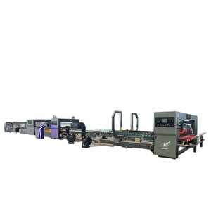 Máquina de Encolado de Cartón Corrugado Huayu Machinery Equipment Modelo 1224, Equipo de Procesamiento de Cartón Totalmente Automático de Alta Velocidad - Product Image 2