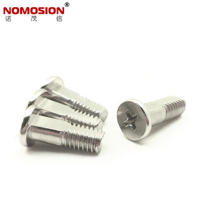 Tornillo de Cabeza Plana NOMOSION Métrico M6, Diámetro de la Tapa de 10 mm, Clase 8.8, Acero Inoxidable, Zincado, Rosca Estándar - Product Image 1