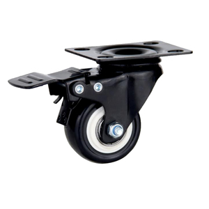 Gold Diamond Serie 1,5/2 inch Schwarz PVC Möbel Stuhl Caster Universal Caster Swivel/Mit Brems möbel Rollen - Product Image 2