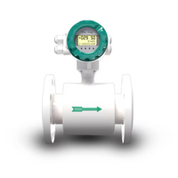 Débitmètre électromagnétique à fluide conducteur pour l'eau et les liquides, haute précision, résistance à la corrosion, OEM personnalisable, acier inoxydable