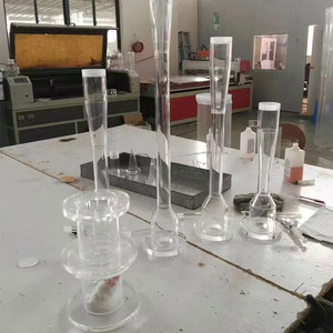 Bridas de tubo de acrílico personalizables, sellos de precisión CNC PMMA, servicios de perforación, conexiones roscadas, estable UV - Product Image 4