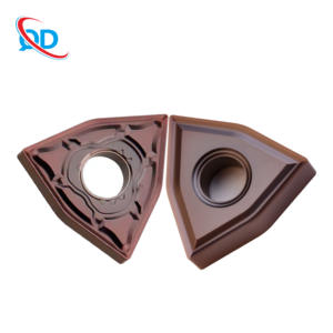Plaquettes de tournage en carbure disponibles en OEM et ODM 80 °   Outils CNC diamantés pour l'usinage intensif, plaquettes de tournage WNMG - Product Image 1