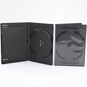 YUZMEI boîtier DVD Standard personnalisé 14mm avec concentrateur M-Lock <span class=keywords><strong>Bluray</strong></span> CD boîte de disque de remplacement 27mm 12 disques empilable boîtier DVD noir - Product Image 3