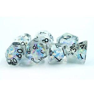 Customizable Resin Charms Dungeons and Dragons Colorful Core <strong>Dice</strong> <strong>Set</strong> for Board Game - Product Image 3