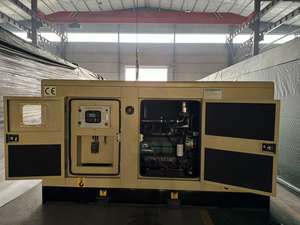 مولد كهربائي صامت للاستخدام الخارجي مقاوم للعوامل الجوية بقدرة 60 كيلو واط، بدء تشغيل كهربائي 24 فولت، ثلاثي الأطوار 380 فولت 50 هرتز، مصنوع بالكامل من النحاس للاستخدام المنزلي الاحتياطي - Product Image 3