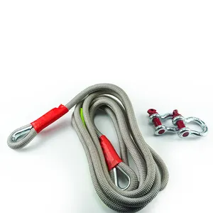 Corda redonda forte e durável para todos os tipos de veículos Ferramenta de emergência de corda de reboque