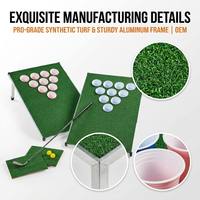 Ensemble de mini-golf personnalisé en gros, tapis d'entraînement de golf d'intérieur avec putter et balles pour la maison, le bureau et le jardin