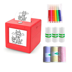 Impresora <span class=keywords><strong>Mini</strong></span> para Niños, Caja Roja, Inalámbrica, Portátil, con IA, Impresión Instantánea de Fotos y Vídeos, en Stock, Impresora con IA Activada por Voz para Niños - Product Image 1