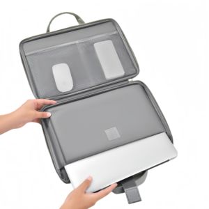 Funda Protectora para Portátil con Apertura de 180 Grados, Funda para Computadora, Cubierta para Notebook, Maletín Pequeño y Suave, Compatible con <span class=keywords><strong>MacBook</strong></span> de 14 Pulgadas - Product Image 3