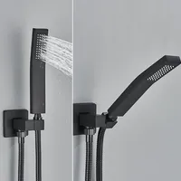 Pommeau de douchette en acier inoxydable 150cm Tuyau de douche en acier inoxydable Robinet de douche Tête de pulvérisateur Accessoires de robinet muraux
