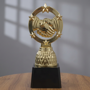 Trophée en métal moulé sous pression de qualité supérieure avec design portable, option de gravure, finition élégante pour les cérémonies de remise de prix et les événements sportifs - Product Image 1