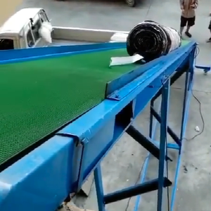 Eğimli konveyör perakende kullanım gıda sınıfı için yeşil PVC dayanıklı kaymaz konveyör bant - Product Image 3