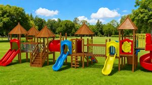 Equipo <span class=keywords><strong>de</strong></span> Juegos Infantiles Comerciales Personalizados <span class=keywords><strong>de</strong></span> Madera y Plástico - Estructura <span class=keywords><strong>de</strong></span> Juego Multi-Estación con Toboganes, Parque <span class=keywords><strong>de</strong></span> Escalada para Uso Escolar y al Aire Libre - Product Image 3