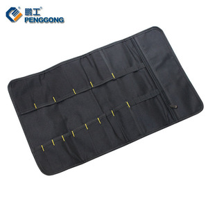 Penggong Tool Roll Bag Oxford Cloth Foldable Electrician Toolkit Green - Product Image 3