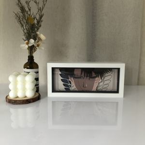 Lámpara tallada en papel, fabricante de marca, Guerrero de dibujos animados, sombra de luz 3D, figura de Anime, Demon Slayer, caja de luz nocturna cortada en papel, regalos - Product Image 2