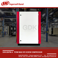 Ingersollrand GardnerDenver Compresseur industriel GDK18KWHPM Source d'alimentation CA avec compresseur d'air Perm Mag VFD