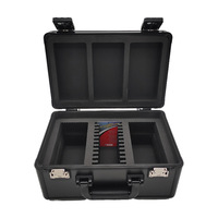 Boîtier de sport gradué cadre en aluminium étui de rangement pour dalle de carte avec 3 rangées pour dalle de carte de qualité BGS