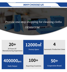 キッチン用使い捨て食器用布78pc再利用可能クリーニングクロス使い捨てぼろ布不織布 - Product Image 6