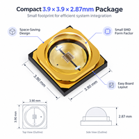 Source de lumière premium 600mW, émetteur germicide ultraviolet profond à 60 degrés, 305nm 315nm, diode UVB pour habitat de reptiles