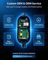 Nouvelle carte mère WiFi pour chargeur EV portable domestique JS Mode2 avec protection contre les fuites et les surcharges pour module double, kit de modernisation/amélioration complet