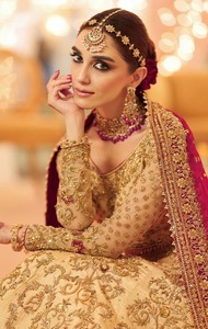 <b>Blush</b> Embellished Net Collection 3 piece Unstitched / Stitched - Product Image 5