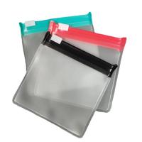 Sacs en plastique EVA imprimés sur mesure, sacs à fermeture éclair pour bijoux, sacs à fermeture éclair avec finition givrée, pochettes avec logo