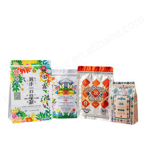 Logo personnalisé feuille d'aluminium imprimé de qualité alimentaire fermeture éclair pochette debout en plastique mylar sac d'emballage alimentaire pour café thé - Product Image 2