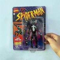Figurine d'action rétro Spider-Man en PVC, modèle articulé, Bane Rilei Symbiote Venom Suit Doll, sous blister