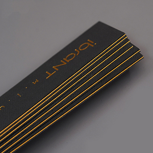 Sang trọng tùy chỉnh tông Bông tai đen treo tag tái chế Kraft tráng giấy <span class=keywords><strong>hangtags</strong></span> - Product Image 2