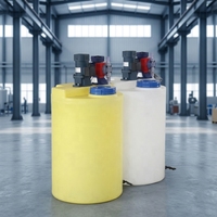 Système de dosage industriel compact certifié CE ISO pour poudre sèche et liquide, avec pompe doseuse et contrôle de niveau automatique (PAC, PAM)