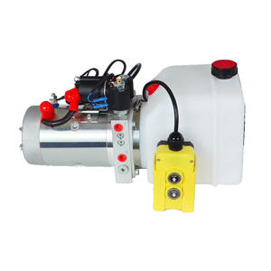Unidad de Potencia Hidráulica de Doble Acción de 12V CC, Nueva Bomba de Acero al Carbono de 3 Cuartos para Plataforma Elevadora de Camión con Remolque - Product Image 1