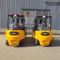 Chariot élévateur à batterie au lithium EVERLIFT 3 tonnes, 3,5 tonnes, 4 tonnes, 5 tonnes, chariot élévateur électrique contrepoids FB35 hydraulique CE pour entrepôt