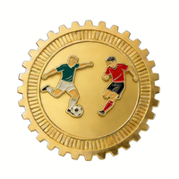 Épingles de chapeau de football personnalisées, fabricant d'épingles en émail dur, épingles de revers, broches personnalisées avec logo, épingles de défi
