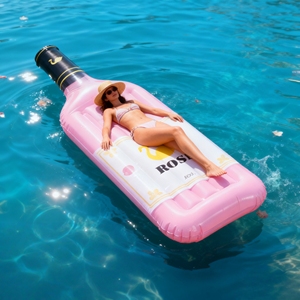 Chất Lượng Cao Nhà Máy Giá Inflatable Tăng Chai Rượu Vang Hồ Bơi Float Tùy Chỉnh Xách Tay Hồ Bơi Nổi Đa Màu Sắc - Product Image 4