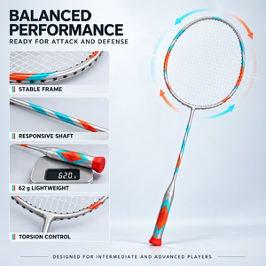 Raquette de <span class=keywords><strong>badminton</strong></span> professionnelle 5U en fibre de carbone ultra-légère, cadre intégral, pour entraînement adulte, cordage personnalisé, OEM ODM - Product Image 4