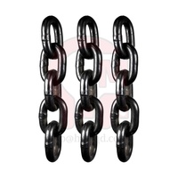 Chaîne de convoyeur galvanisée en acier allié standard G80 HLM Super Supplier, soudée, pour levage de matériel, avec dimensions personnalisées