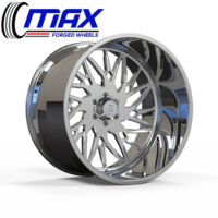 Jantes Concaves Forgées MAX 22x12 24x12 26x12 6x5.5 6x139.7 pour Dodge Ram 1500 2500 et GMC Sierra 1500 2500 à Bord Profond