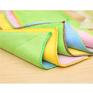 Chiffon de nettoyage en microfibre super doux et absorbant, avec logo personnalisé, pour la vaisselle et le nettoyage général - Product Image 3