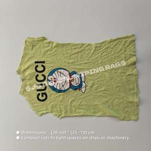 Paños de Limpieza 100% Algodón, Trapos de Camiseta de Colores, Trapos de Algodón para Limpiar, Trapos Industriales para Limpieza - Product Image 3