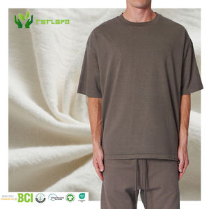 Camiseta de algodón orgánico de alta calidad Camiseta de peso pesado 100% algodón Vintage Oversized Boxy T Shirt 300 gsm camiseta boxy - Product Image 1