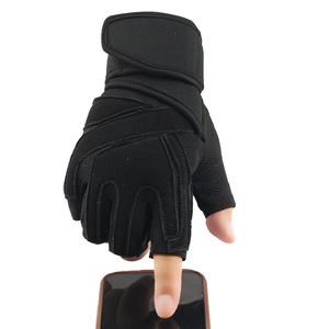 2026 Heavy Duty Half-Finger Gel Pad Gym <b>Weight</b> Lifting Sports <b>Gloves</b> Unisex Breathable Fitness Training Workout Wholesale - Product Image 4